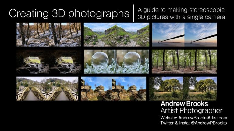 How to Make Stereoscopic 3D Photos with a Single Camera