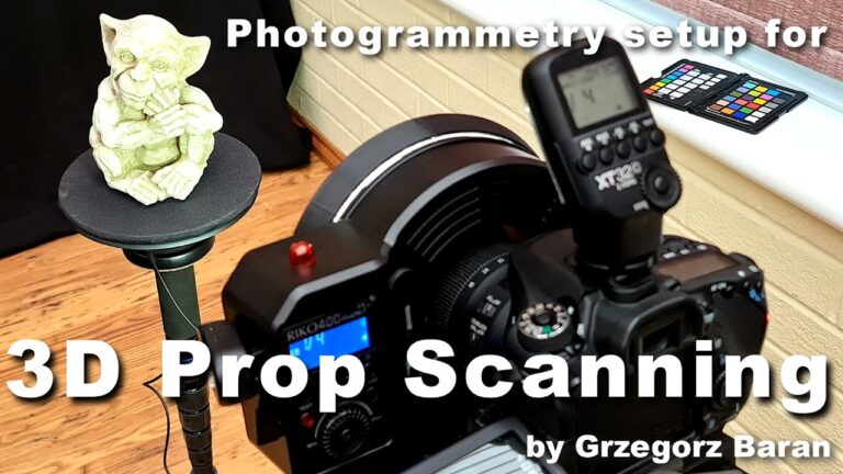 Optimized Photogrammetry Setup for Scanning Indoor 3D Props
