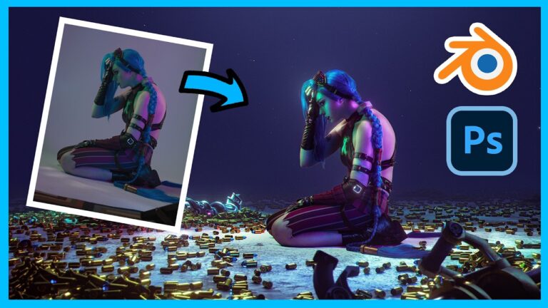 Mastering Cosplay Photo Editing: Create Stunning 3D Backgrounds with Blender & Photoshop