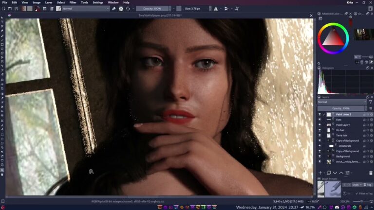 Daz 3D Behind the Scenes: Postwork on "Her Safe Haven"