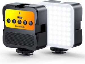 Rechargeable LED Camera Light for DSLR/Vlogging