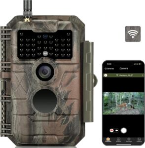 GardePro E6 WiFi Trail Camera, 48MP, HD Video