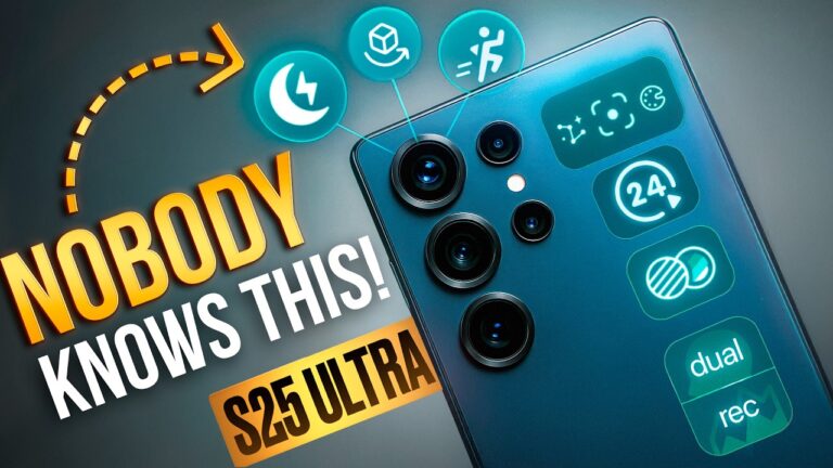 100 Hidden Galaxy S25 Ultra Camera Features