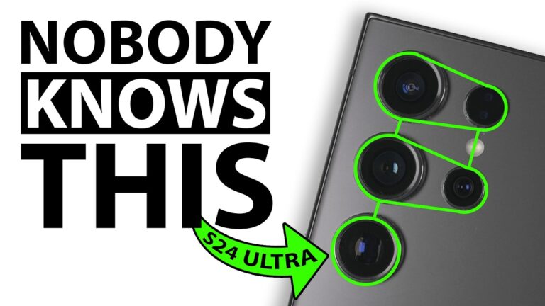 50+ Hidden Galaxy S24 Ultra Camera Features