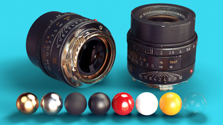 Realistic 3D Rendering: Lighting, Materials and Depth
